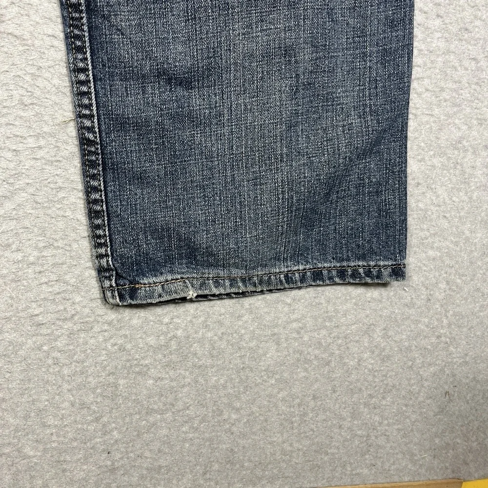Levis Jeans Mens 36x32 (Fit 38x32) Blue 569 Loose Straight Denim Medium Cotton